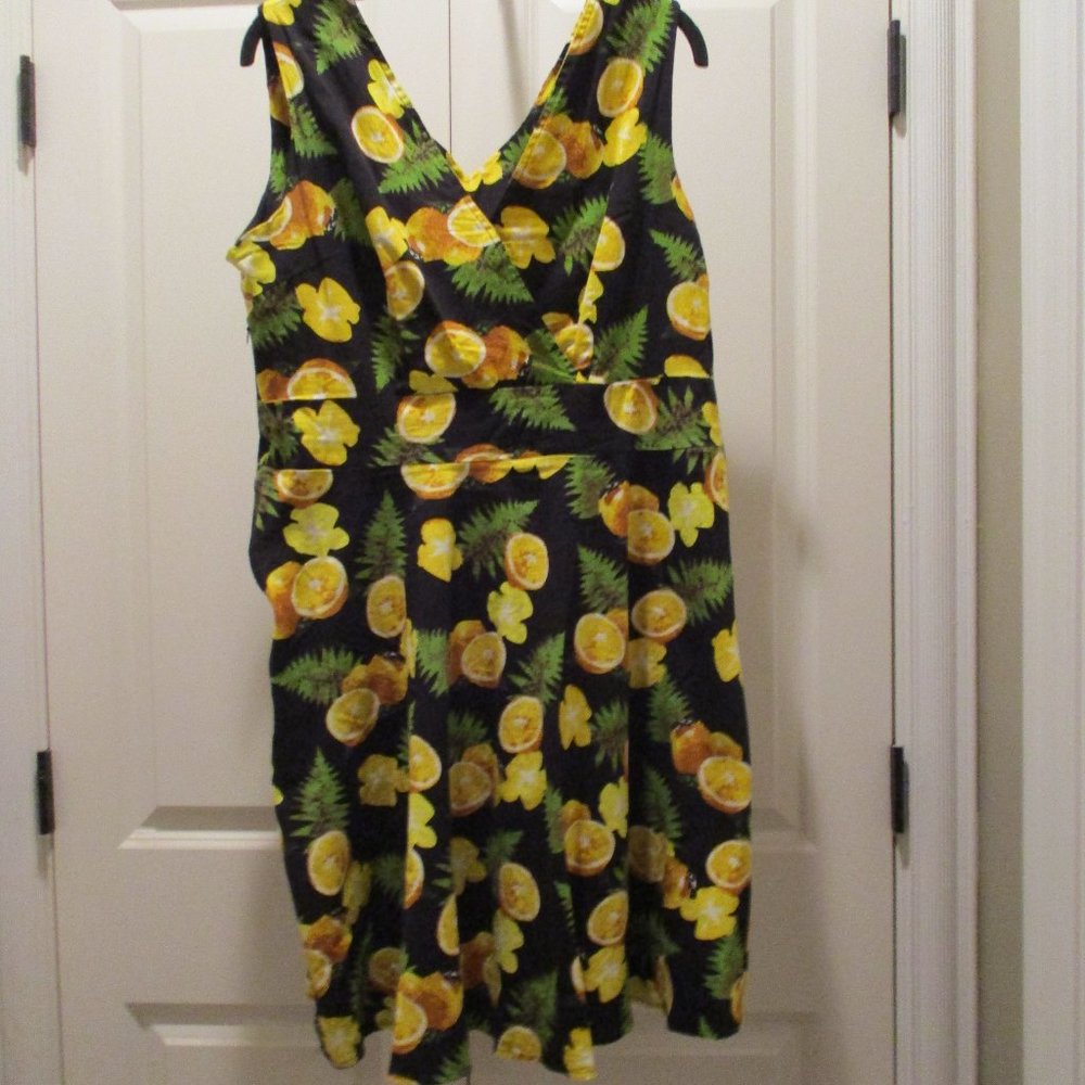 Lemon Print Dress